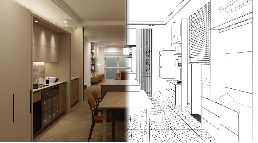 interior designer vs contractor - Richwood Interio